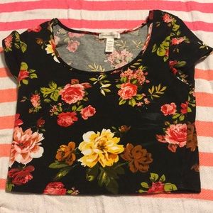 Floral crop top